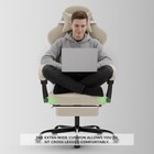 Gaming Chair With Footrest And Lumbar Support Height Adjustable Gaming Chair