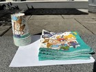 Rugrats Birthday Party 18 Napkins  6 Cups  Jumping Chucky Nickelodeon  Vtg 1990s