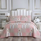 Reversible Cotton Blend  Embroidery Printing Elegant Bedding Sets q king calking