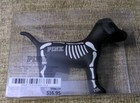 Victoria s Secret Pink Black Dog Figure Nib Skeleton Halloween 2016 Vs