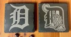 Detroit Tigers Set Of 4 Slate Coasters Size Of Coasters 4 By 4 Inches