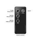 33  Electric Fireplace Insert  Crackling Sound  Remote  1500w Adjustable Flame
