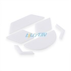 2 Sets White Rounded Curved Edges Mouse Feet Skates For Logitech G900 Mouse