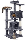 54in Cat Tree Tower Condo Furniture Scratch Post For Kittens Pet House Play