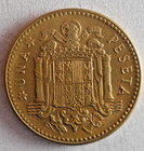 1947  53   Spain Peseta - Great Coin - Free Ship - Spain Bin  c-21