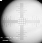 Cross Dot 0 01mm Microscope Stage Micrometer Calibration Slide W  4-scales