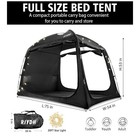 Full Size Bed Tent Canopy  93  Light Block  3 Doors  Portable