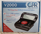 Cpr Call Blocker V2000  Black Open Box W user Guide   Cable