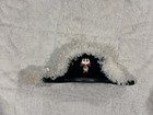 Vintage Knights Of Columbus 4th Degree Chapeau Hat White Ostrich Plume Sz 6 7 8