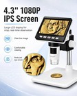Coin Microscope  4 3 Inch Digital Microscope 1000x Coin Microscope For Error Coi