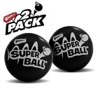 Black Superball 2 Pack The Original High Bounce Zectron Toy For Ages 5 And Up