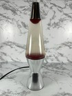 Lava Lite The Original Lamp 14 1 2 Inch 2009 Red Wax Clear Liquid  2155 Tested