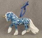 Breyer Fell Pony Unicorn Eira Blue Splatter Dapple  Christmas Holiday  Ornament