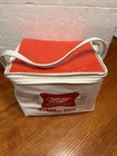 Vintage Miller High Life It   s Miller Time Padded Soft Sided Beer Cooler 9 5 X 6