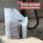 Feed Scoop With Measurements  tough 1  Horse Cow Farm