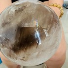6 49lb Natural Brown Crystal Ball Mineral Quartz Crystal Mineral Reiki Healing
