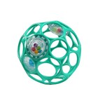 Bright Starts Oball Easy-grasp Rattle Teal Infant Toy Bpa-free 4  - Newborn 