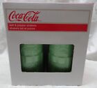 Nib Coca-cola Tablecraft Jadeite Green Milk Glass Salt   Pepper Shaker S p Jade