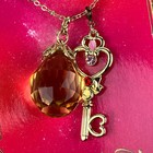 Universal Studios Japan Sailor Moon Key Of Space Time   Silver Crystal Necklace