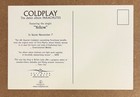 Coldplay - Parachutes Rare Promo Postcard  00