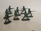 1 32 Armies In Plastic Wwi Germans In Stahlhelm Helmets Advancing Figures Lot   