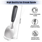 Powshelf 2 Pack Ice Cream Spade - Stainless Steel Flat 9 4 7 1  Silver