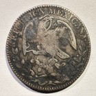 1849-pi Mc San Luis Potosi Mexico 8 Reales Silver Cap And Rays Scarce Date