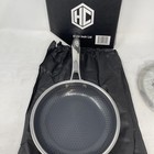Hexclad 8  Hybrid Fry Frying Pan W  Storage Bag Terrabond Nonstick Gordon Ramsay