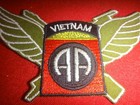 Vietnam War Us Army 82nd Airborne Division Vietnam Air Assault Patch