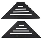 Rockville Rbooth Shelf Pair Of Shelves For Rockbooth And Similar Dj Booth Facade