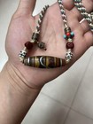 Tibet Buddhism Templebeads Old Camel Bone Tianzhu Prayer Bead Amulet Necklace
