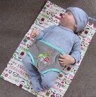 Flannel Baby Burp Cloth  Reversible Diaper Changing Pad 12x17 Diaper Pad Hugs
