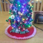 Dollhouse Miniature Scale 1 12 Christmas Tree 100 Color Light Handmade 8 Setting