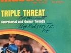 Rare Ron Turcotte Hand Signed   Inscribed 1973 Sports Illustrated Secretariat