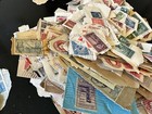 1910-1960  Vintage Stamps Lot  1 6lb  All Over The World - China  Germany  More