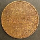 It s Lucky To Drink Green River Whiskies Good Luck Token 32mm Horseshoe
