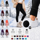 Women   s Fleece Lined High Waist Leggings Full Length Stretch Yoga Pants One Size