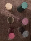 6 Pcs Anodized Aluminum Tumblers Drinking Glasses 