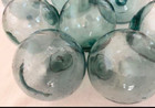 Clear   Mixed Set Of 1 Authentic Japanese Glass Fishing Floats Vintage Rare