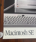 Rare Original 1980 s Apple Computers Macintosh Se Poster Large 36 X 24 Inch