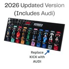 Acrylic Top-speed Wall Mount Frame display For Lego F1 Speed Champions Race Car