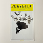 The Book Of Mormon Playbill   Ticket 2013  Broadway Theatre Musical