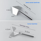Stainless Steel Wall Tool Internal external Corner Shaper Scraper   Edge Trimmer