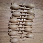 Lot Of 12 Wooden Tatting Bobbins