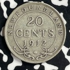 1912 Newfoundland 20 Cents Lot t6921 Silver 
