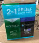 Biofreeze   Therapearl 2-in-1 Recovery Kit  2 Large Patch 1 Hot cold Sports Pack