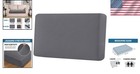 Soft And Stylish Grey Jacquard Loveseat Cushion Cover - Full Protection  1 Piece