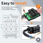 Joinfworld Relay Box Fuse Relay Box 12v Automotive Universal Fuse Panel W  6 Way