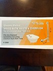 Clawfoot Bathtub Chrome Plated Brass Waste   Overflow Drain 1-1 2  Tube Nib