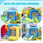 9 5x8 2x6 2ft Inflatable Bouncy Castle Bounce House With Slide Ball Pit Blower